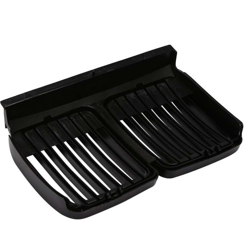 Pair Gloss Black Front Bumper Kidney Grille Grilles Replacement for  E30 1982-1994 51131884350 51131