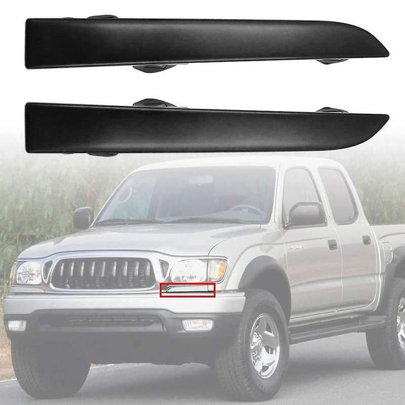 Pair Headlight Lamp Grille Filler Molding Trim Set RH & LH Replacement for 2001 2002 2003 2004