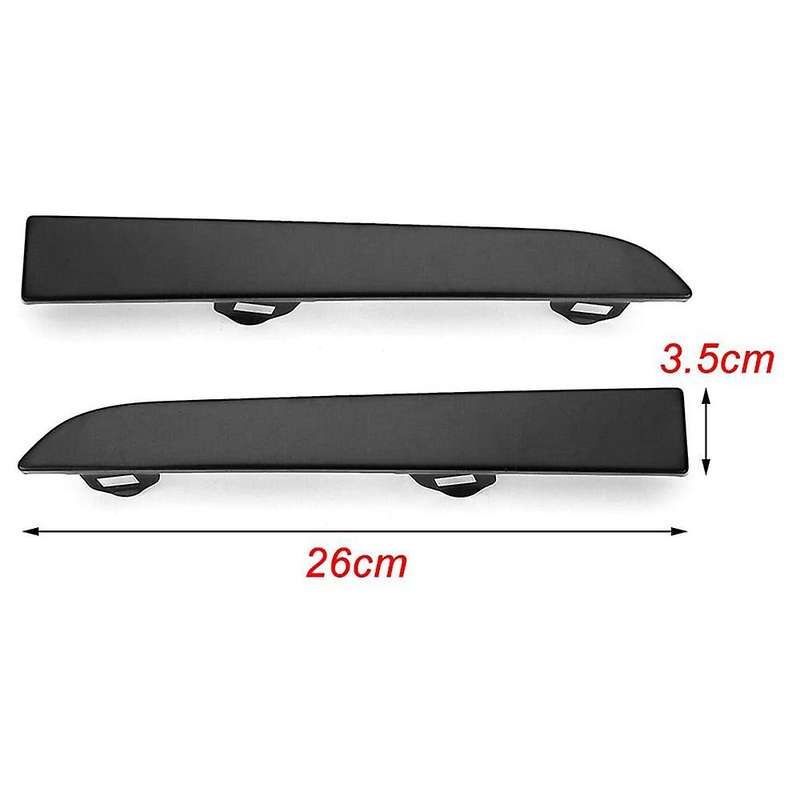 Pair Headlight Lamp Grille Filler Molding Trim Set RH & LH Replacement for 2001 2002 2003 2004