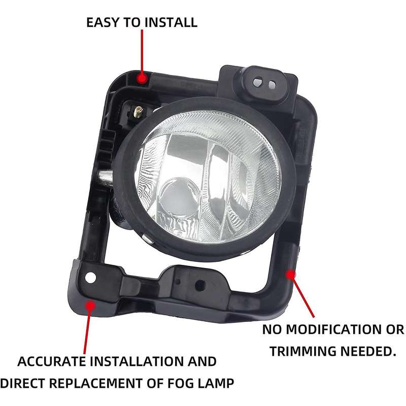 Pair New Fog Lamp Light Assembly for Accord TSX 2009 2010 Accessories 33900-TP5-H01 33950-TP5-H01