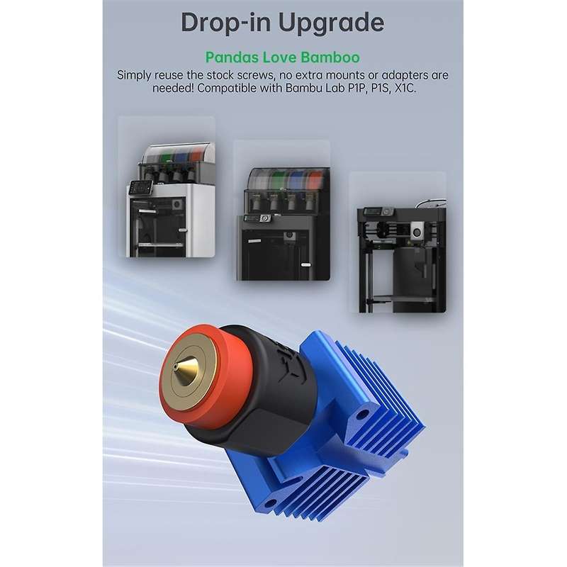 Panda Hotend Plug and Print High Speed High Flow with for E3DOnline Bontech for P1P P1S