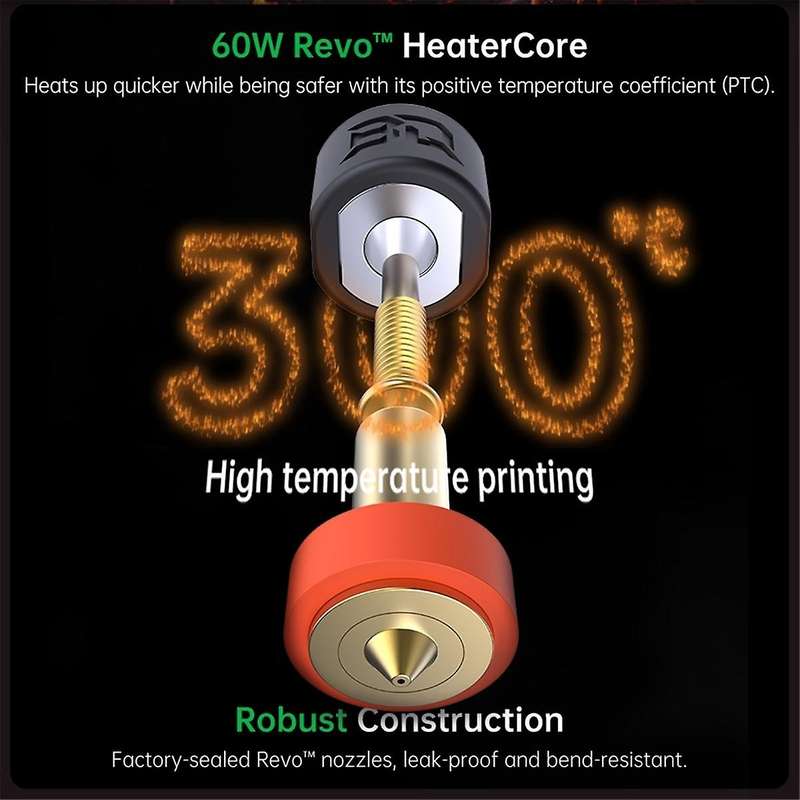 Panda Hotend Plug and Print High Speed High Flow with for E3DOnline Bontech for P1P P1S