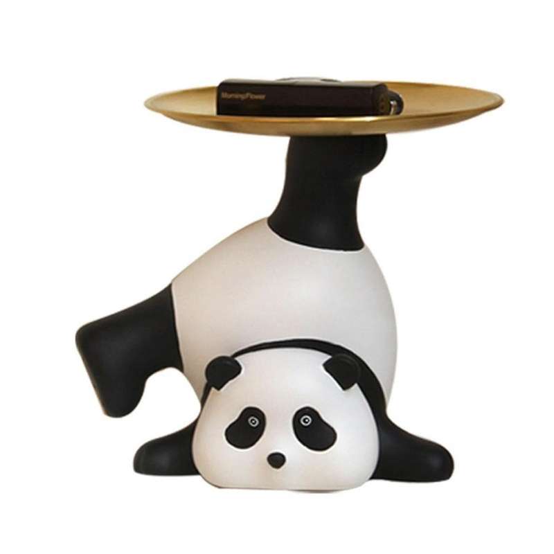 Panda Storage Decoration Entrance Tray Trinket Dish Key Ring Stand Home Decorations Bracelets Porch