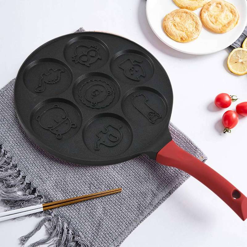 Pancake Maker Pancake Pan for Kids Pancake Griddle Induction Pan Nonstick Pancake Molds for Kids Mi