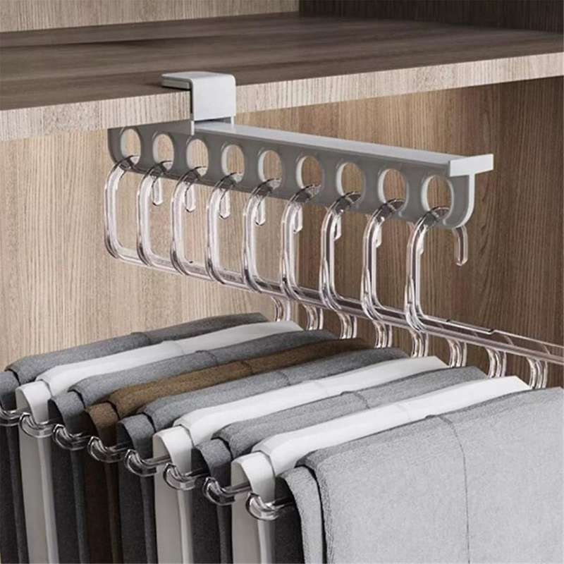 Pants Hanger Space Saving Hangers for Clothes Hangers Pants Rack Scarf Hanger Closet Space Saving Sc