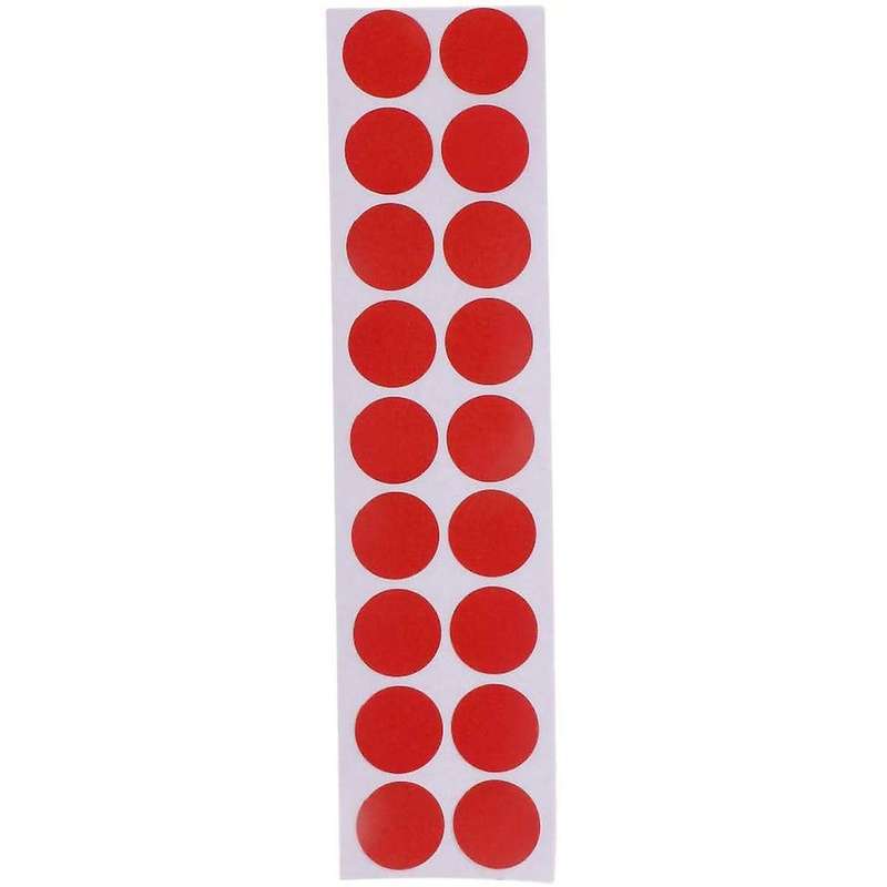 Paper Self Adhesive Target Paster Splatter Stickers Patches for Training Hunting Pratice Red Color