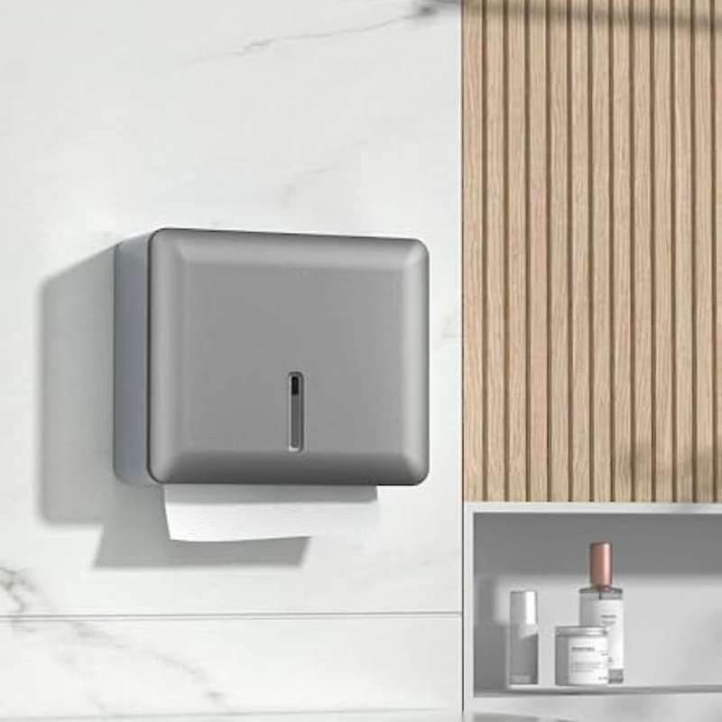 Paper Towel Dispenser Wall Mount Hand Towel Dispenser Commercial Bathroom Multifold Fold Paper Hand