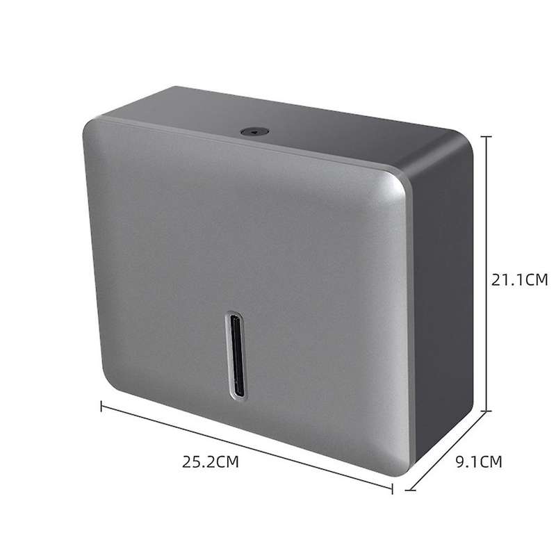 Paper Towel Dispenser Wall Mount Hand Towel Dispenser Commercial Bathroom Multifold Fold Paper Hand