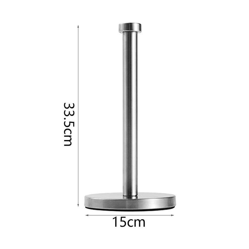 Paper Towel Holder Countertop, Standing Paper Towel Roll Holder for Kitchen Bathroom for One-handed