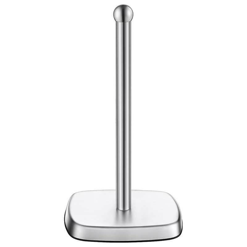 Paper Towel Holder for Countertop, Standing Kitchen Roll Holder with Suction Cups, Non- Paper Towel