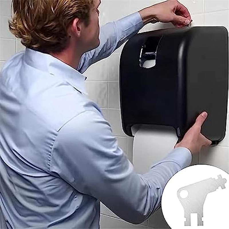 Paper Towel Dispenser Key, 20pack Toilet Paper Dispenser Paper Dispenser Key Universal Replacement K