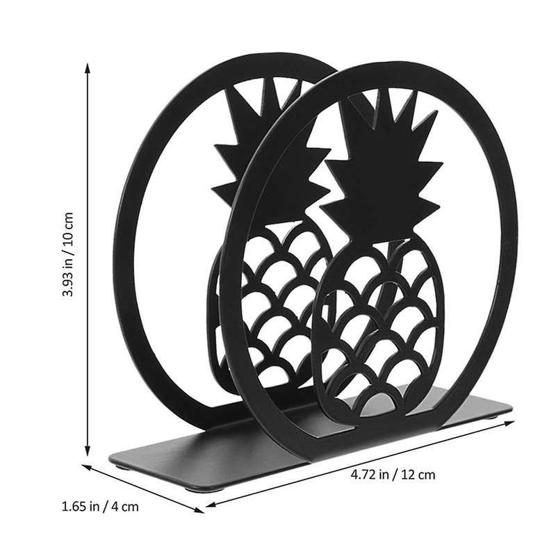 Papertowel Dispenser Desktop Tissue Rack Metal Pineapples Napkin Stand Paper Napkin Holder