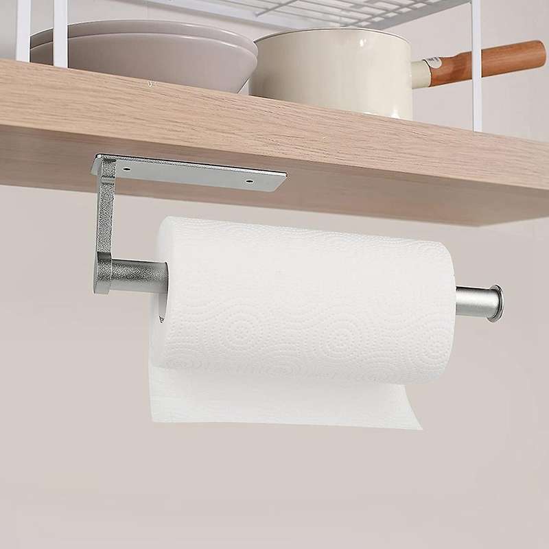 Paper Towel Holder,Paper Towel Holder Under Cabinet ,Aluminum Alloy Paper Towel Holder Sturdy and D