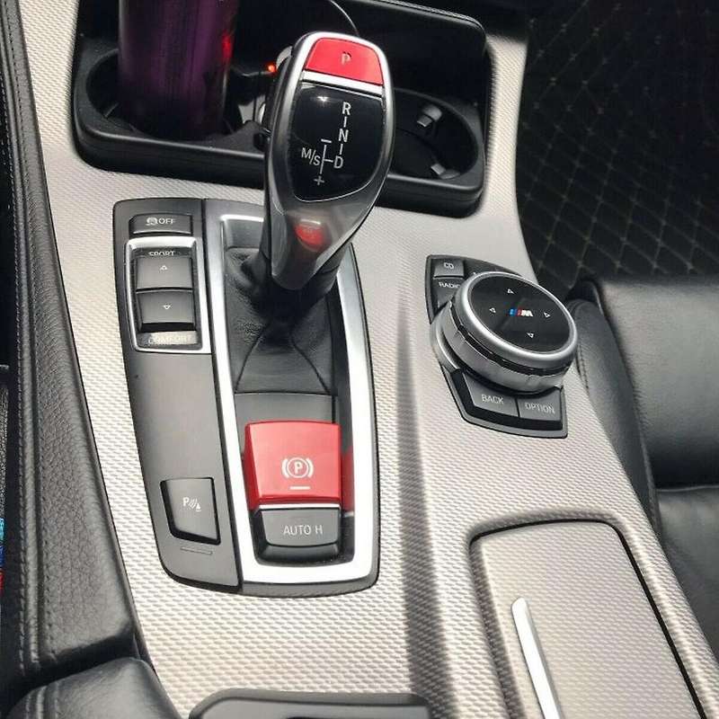 Parking Brake P Button Switch Cover for - 5/6/7 Series F10 GT F07 X3 F25 X4 F26 X5 X6 2010-2014 Red