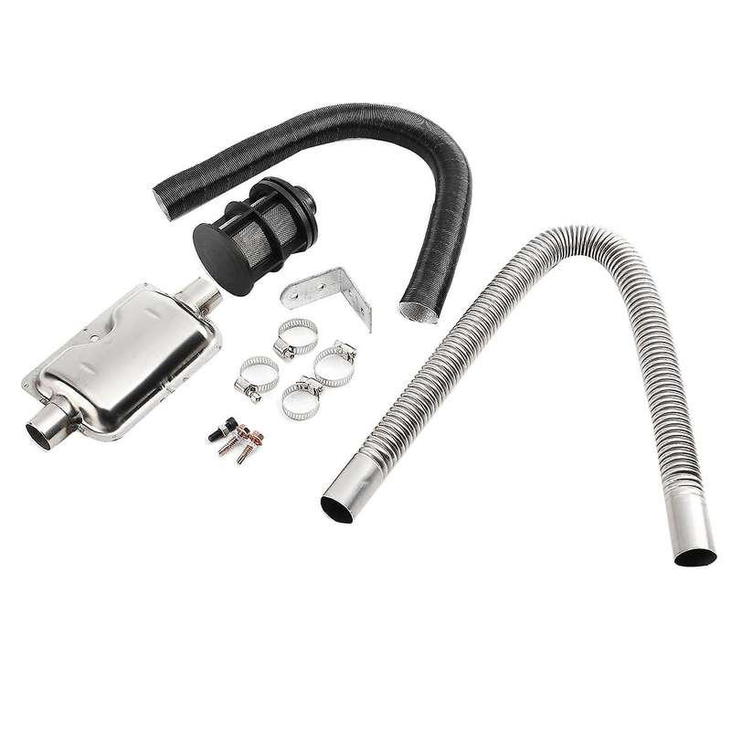-Parking Heater 24mm Exhaust- 25mm Filter Exhaust Intake Pipe Hose Line for Eberspacher