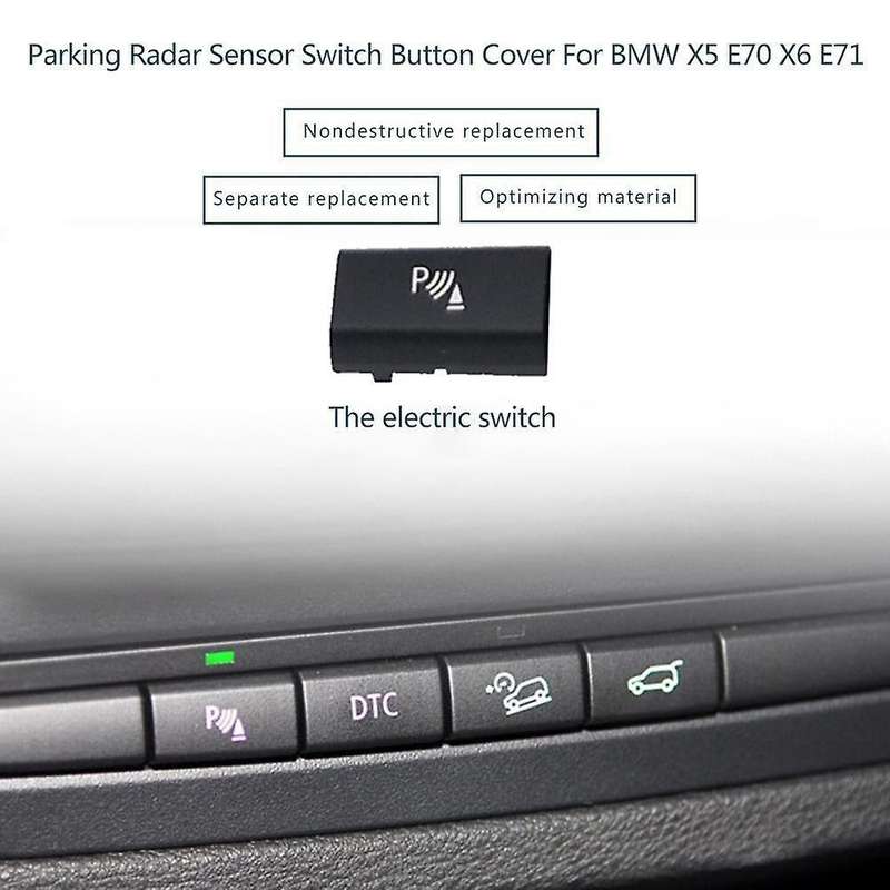 Parking Radar Sensor Switch Button Cover Compatible BMW X5 E70 2006-13 X6