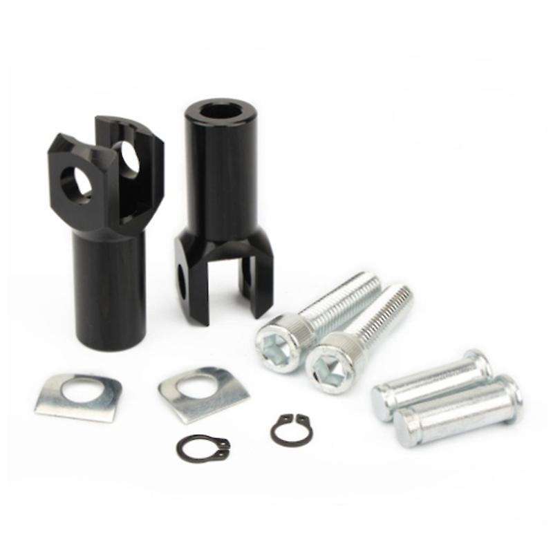 Passenger Foot Pegs Support Mount 2.25 inch Motorcycle Footrest Clevis Kits for Softail 2000-2006 Bl