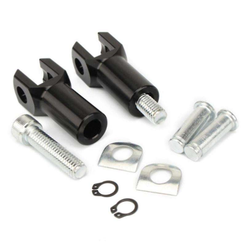 Passenger Foot Pegs Support Mount 2.25 inch Motorcycle Footrest Clevis Kits for Softail 2000-2006 Bl