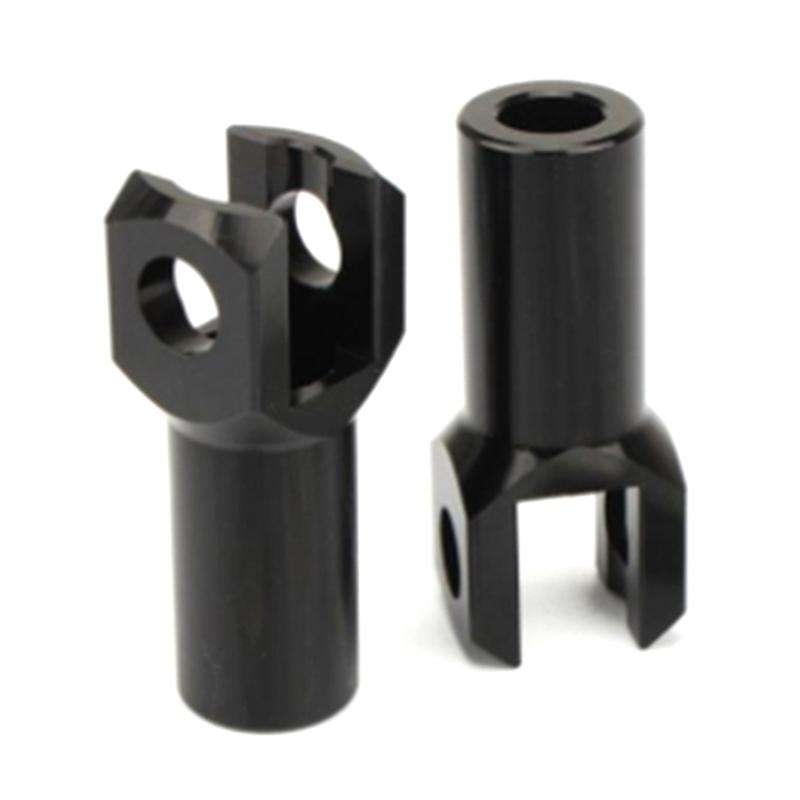 Passenger Foot Pegs Support Mount 2.25 inch Motorcycle Footrest Clevis Kits for Softail 2000-2006 Bl