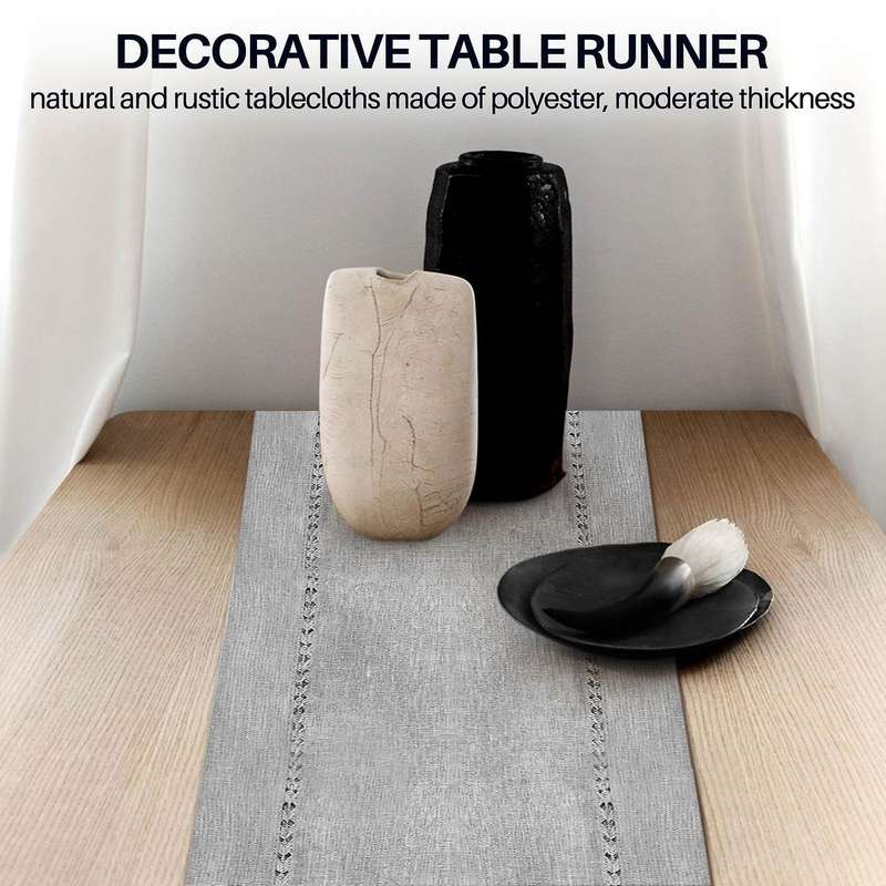 Party Table Runner Tabletop Handcrafted Table Runners for Everyday Dining Wedding Holiday Home Deco