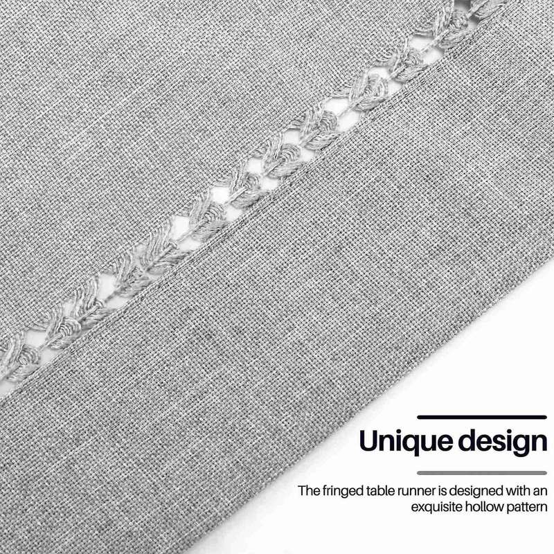 Party Table Runner Tabletop Handcrafted Table Runners for Everyday Dining Wedding Holiday Home Deco