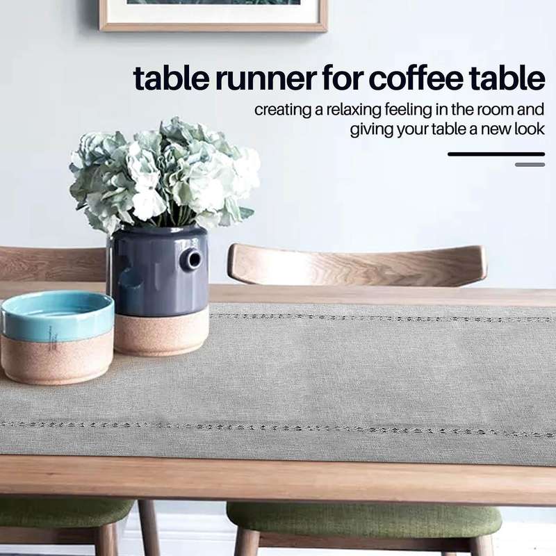 Party Table Runner Tabletop Handcrafted Table Runners for Everyday Dining Wedding Holiday Home Deco