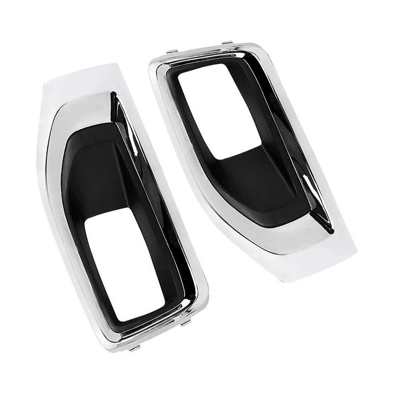 Passenger Right Side Fog Light Chrome Trim Cover for / Xl 2015-2020 Front Fog Lamp Bezel Frame Gm10