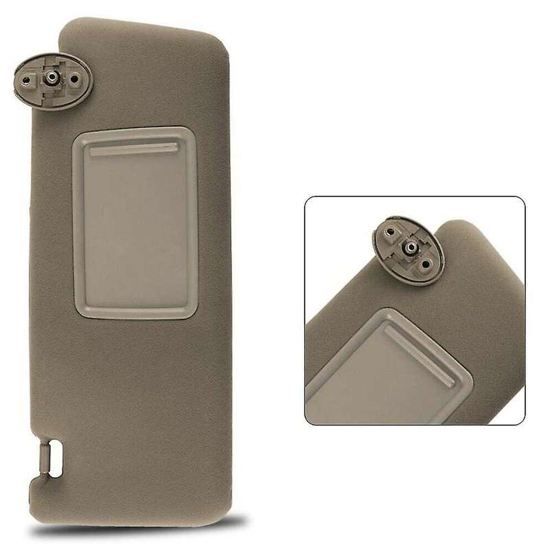Passenger Right Side Windshield Sun Visor Replacement Beige for 2005-2012 74310-04081-E0