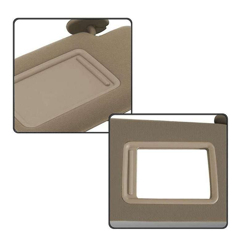 Passenger Right Side Windshield Sun Visor Replacement Beige for 2005-2012 74310-04081-E0