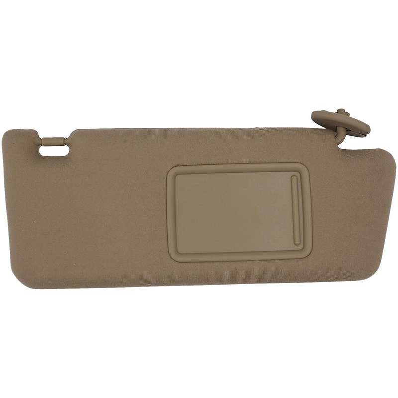 Passenger Right Side Windshield Sun Visor Replacement Beige for 2005-2012 74310-04081-E0
