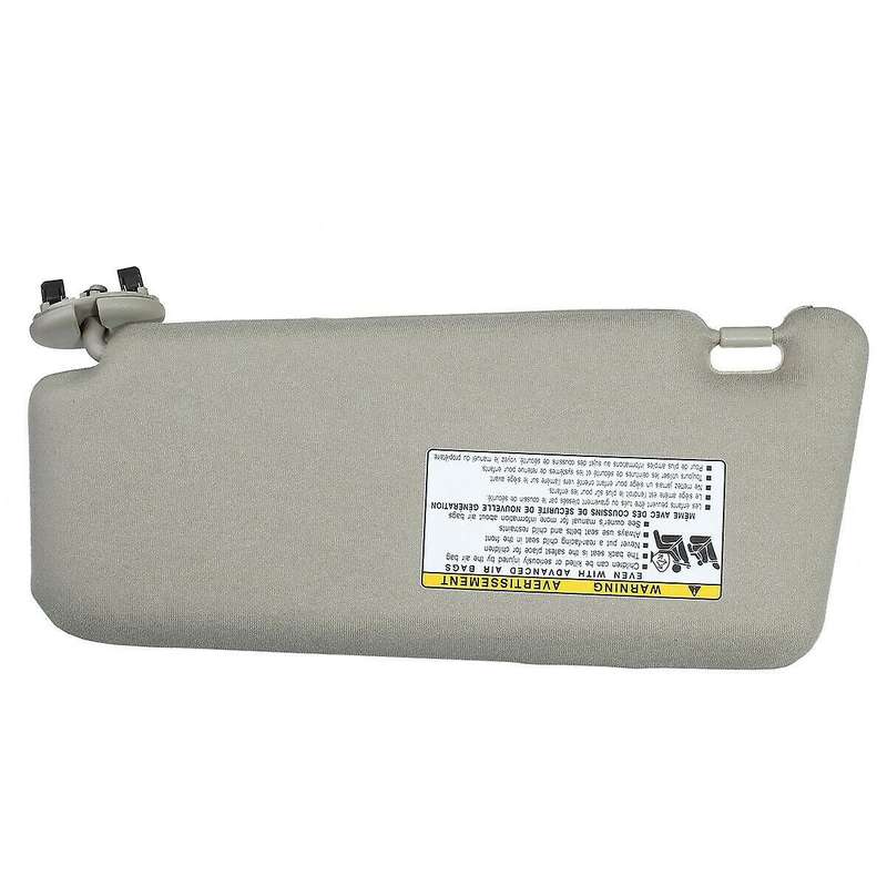 Passenger Side Beige Sun Visor for 2006-2011 without Sunroof 74310-06750-E0 7431006750E0