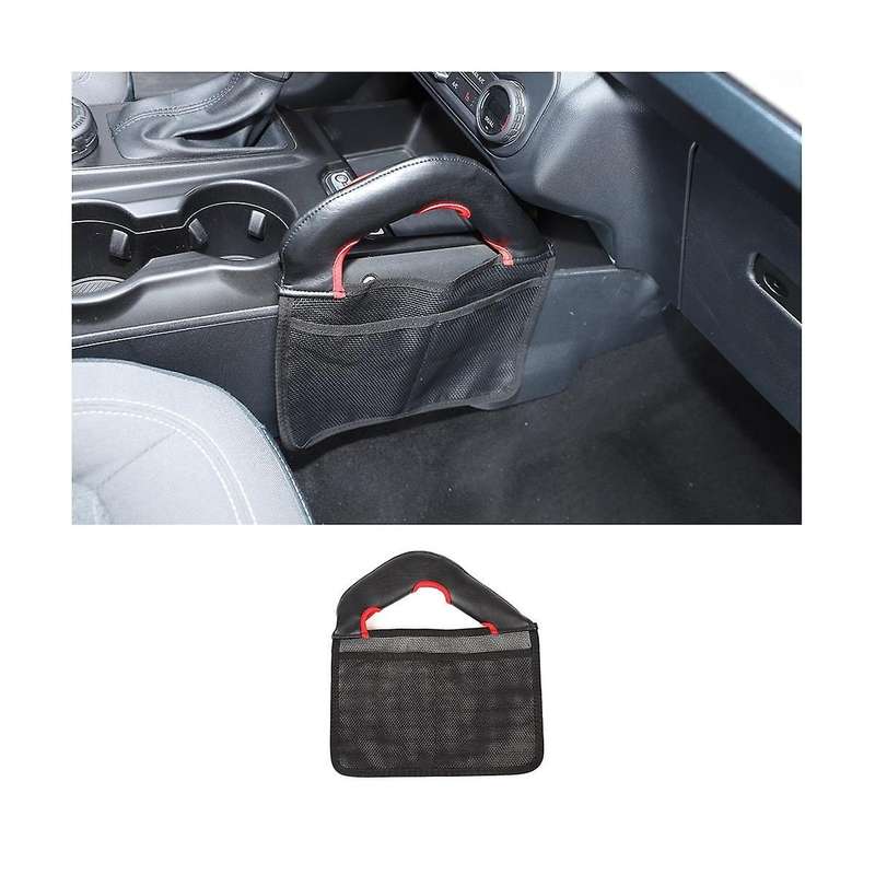 Passenger Storage Bag for 2021 2022 2023 Accessories Center Console Mesh Pocket Front Organizer