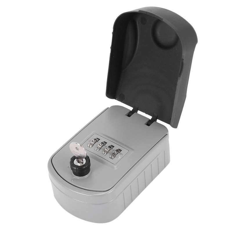 Password Key Storage Lock Box Key Bag Lock Box Wall Mounted Key Safe Storage Weatherproof Box for Ho