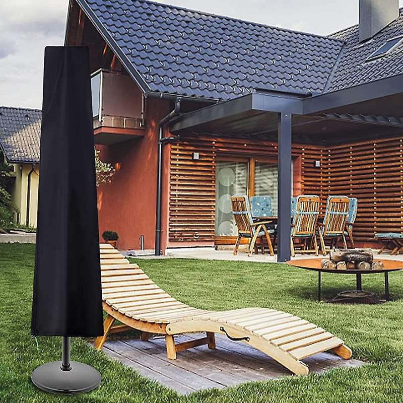 Patio Umbrella Cover - Waterproof Patio Parasol Covers with Zipper for 7Ft to 11Ft Outdoor Umbrellas