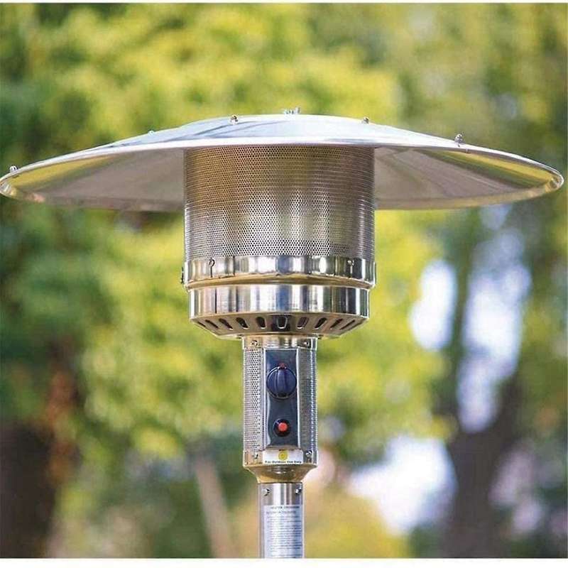 Patio Heater Reflector Shield, Propane Outdoor Heaters Replacement Part - Top Dome, 3-Hole Mount, 33