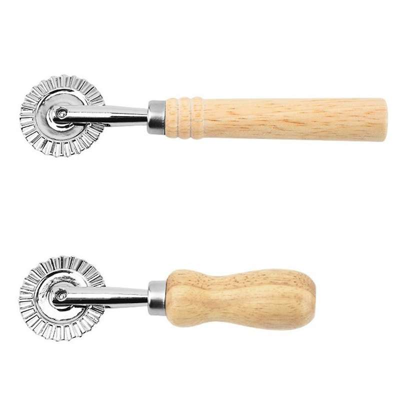 Pastry Cutter Wheel, Professional Pasta Maker Cutter Wheel with Roller, Noodle Ravioli Pizza Making