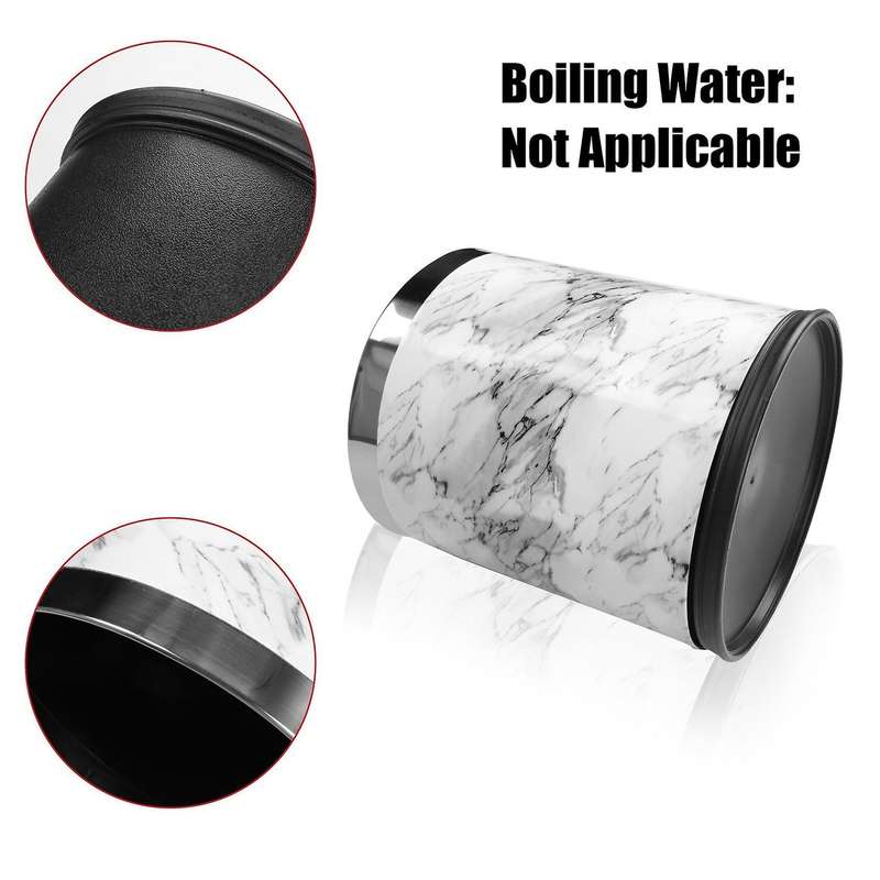 Pattern 10l Trash Can Bin Buckets Diameter 23cm Height 27cm Waste Bins Living Room Bathroom Kitche