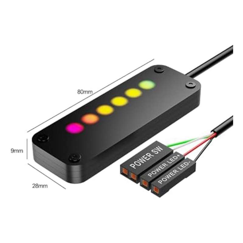 PC Power Control Touch Sliding Control PC Power Desktop Computer External Power SW Power LED on Off