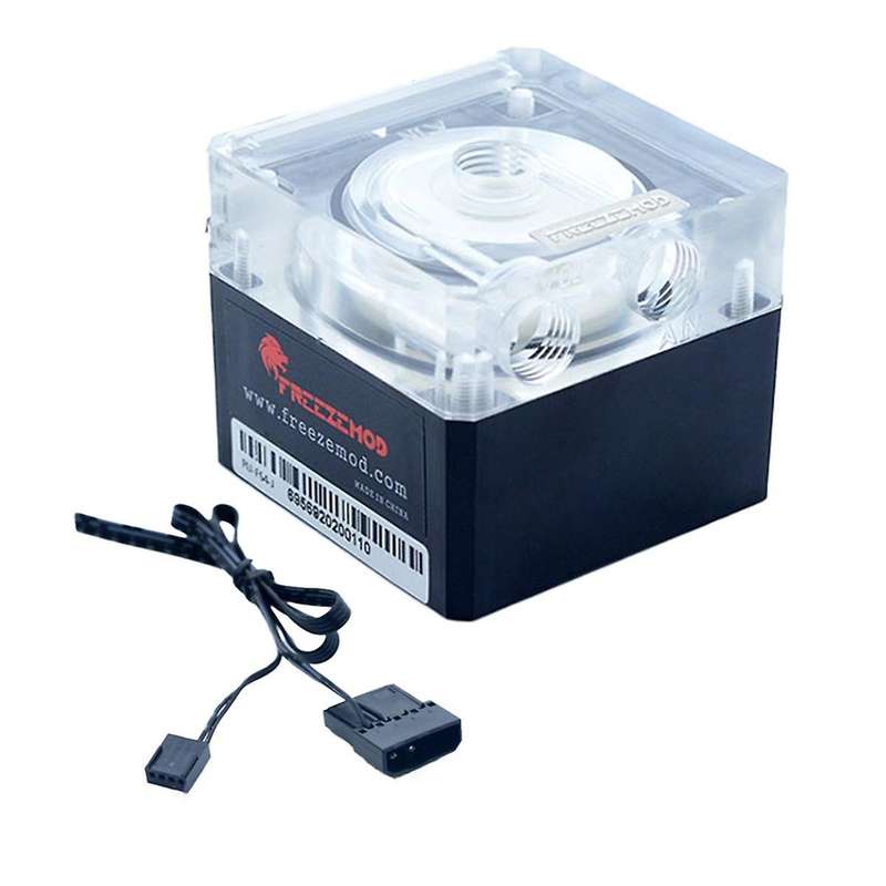 PC Water Cooling Pump Mute Silent Support PWM Intelligent Temperature Regulation Flow 800L/H, PU-FS4