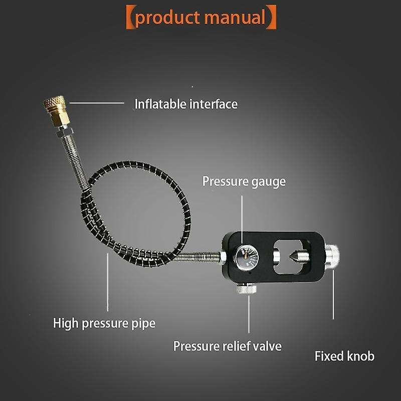 PCP Scuba Refill Station Diving Tank Fill Station with Hose Underwater Breathing Apparatus Swimming