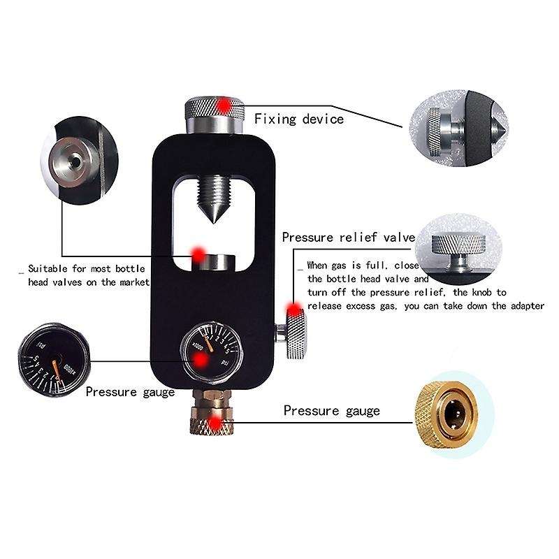 PCP Scuba Refill Station Diving Tank Fill Station with Hose Underwater Breathing Apparatus Swimming