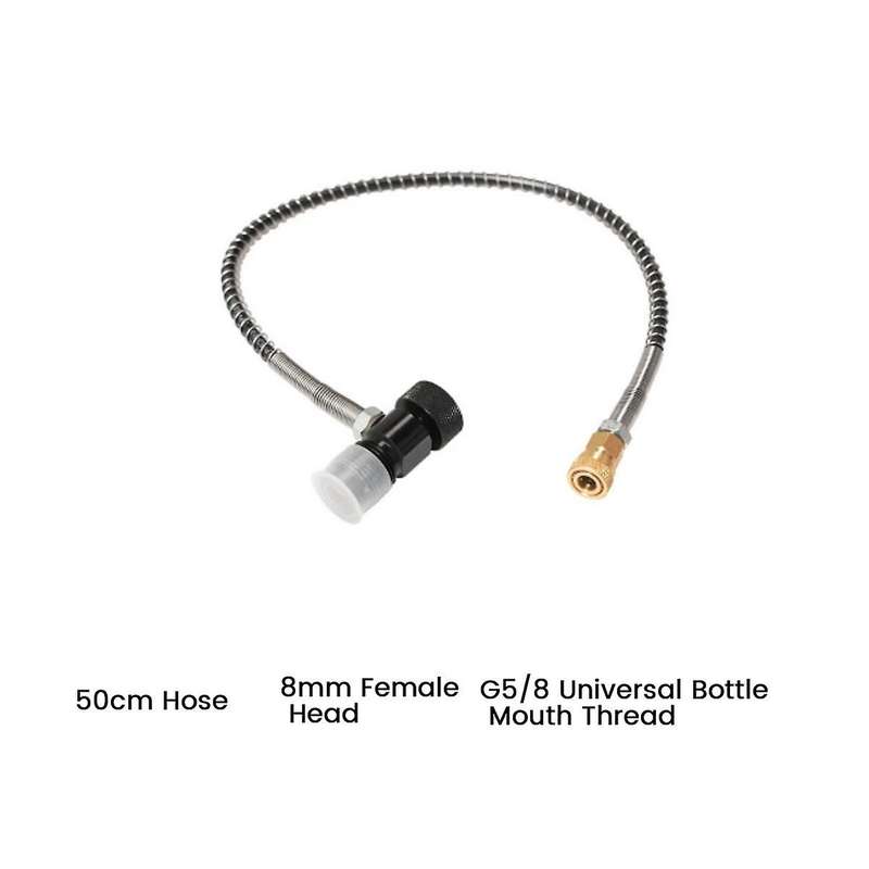 Pcp Scuba Diving Hpat Valve Filling Station Refill Adapter Top Spin Button G5/8 Male 300bar Air Inf