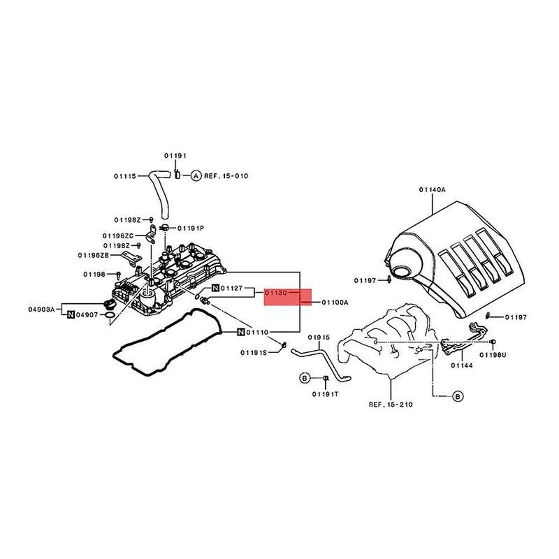 PCV Valve 1035A422 6P1361 for Eclipse ASX Pajero V97 1181053J01 11810-53J00 11810EA200