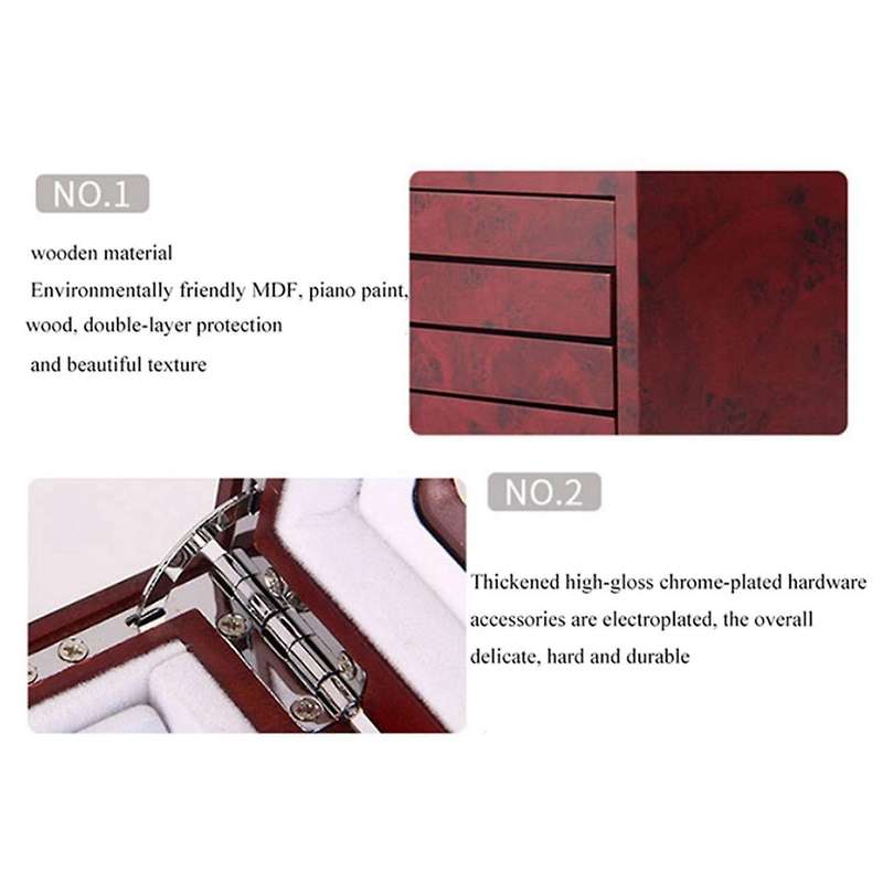 Pear Wooden Pen Display Box 12 Box Storage Visual Wear-resistant Scratch-resistant Wooden Bracket Di