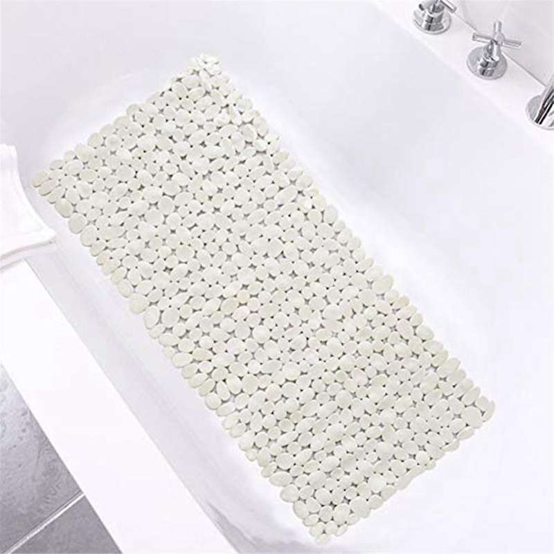 Pebble Bath Mat for Bathtub to Anti- Bathtub Mat In Shower (grey)