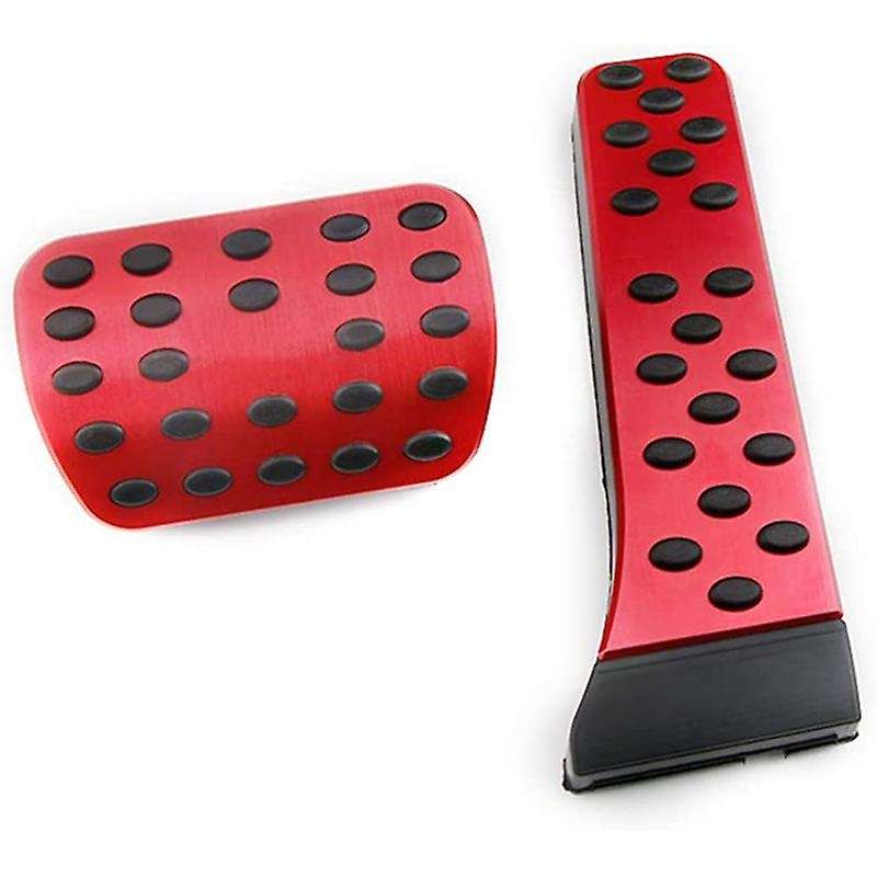 Pedal Covers for C E S GLC GLE SLK CLS SL Class Car Gas Brake Pedal Pad No Drill with Rubbers Alumi