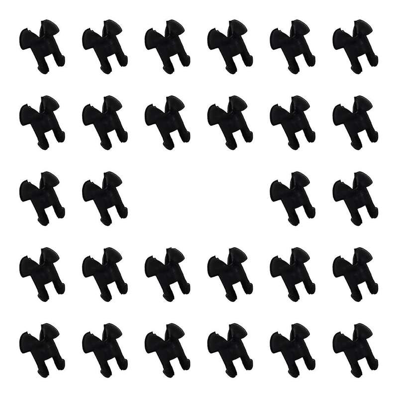 Peg Board Hook Locks,120Pc Peg Board Locks PegHook Stoppers for Stopping Hooks From Falling Off for
