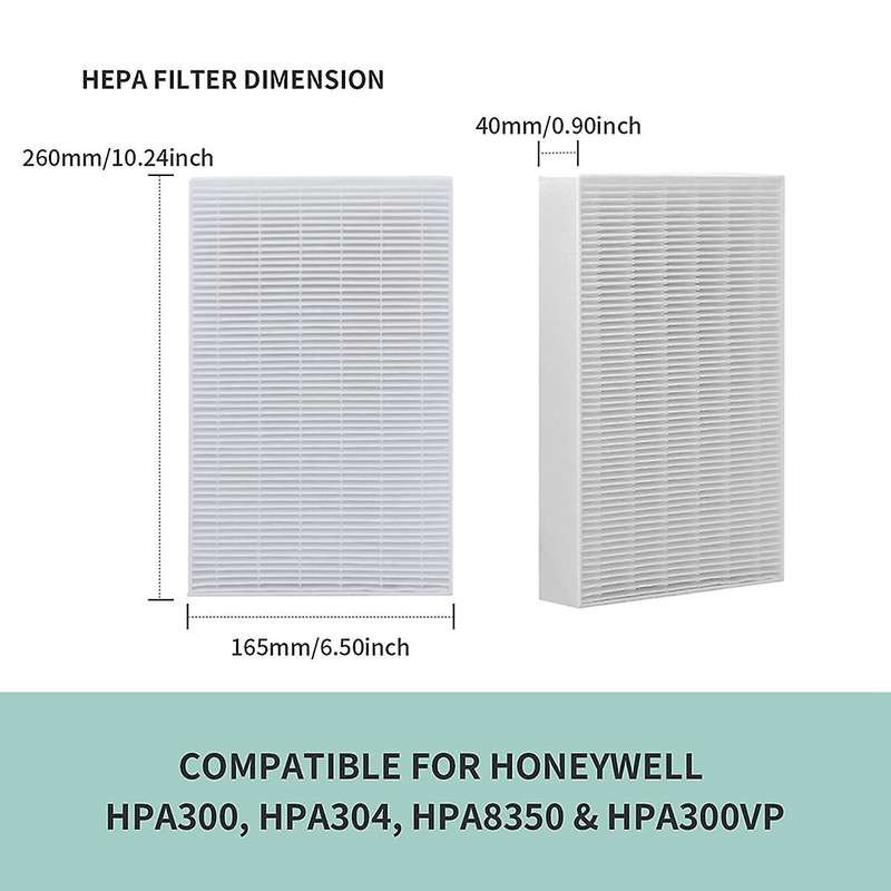 Pelano HEPA300 Filter 6-Piece HEPA R Filter Compatible with HPA300 Filter