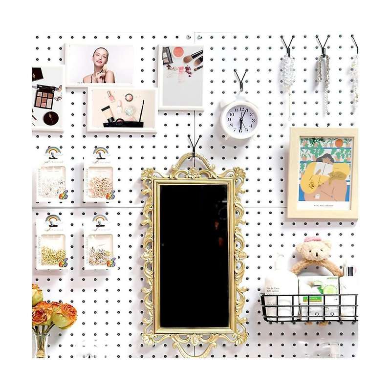 Peg Board Hooks,silver J-hook for Hanging Jewelry, Keys, Retail Items, Small Tools, Fit 1/8in 3/16in