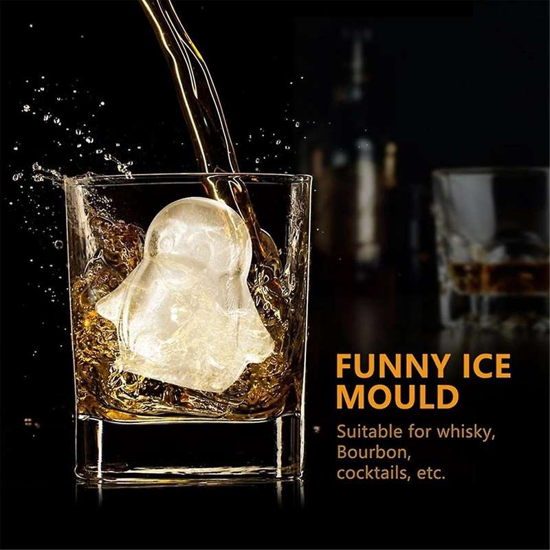 Penguins Ice-cube Tray Fun Shapes, Odd Novelty Cute Penguin Gifts, 2.2inch -silicone Whiskey Ice Mo